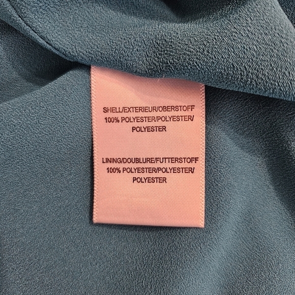 Belle Badgley Mischka Teal Shift Dress - Picture 5 of 5